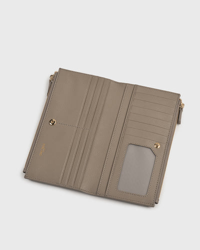 Aimee Long Wallet (Taupe)