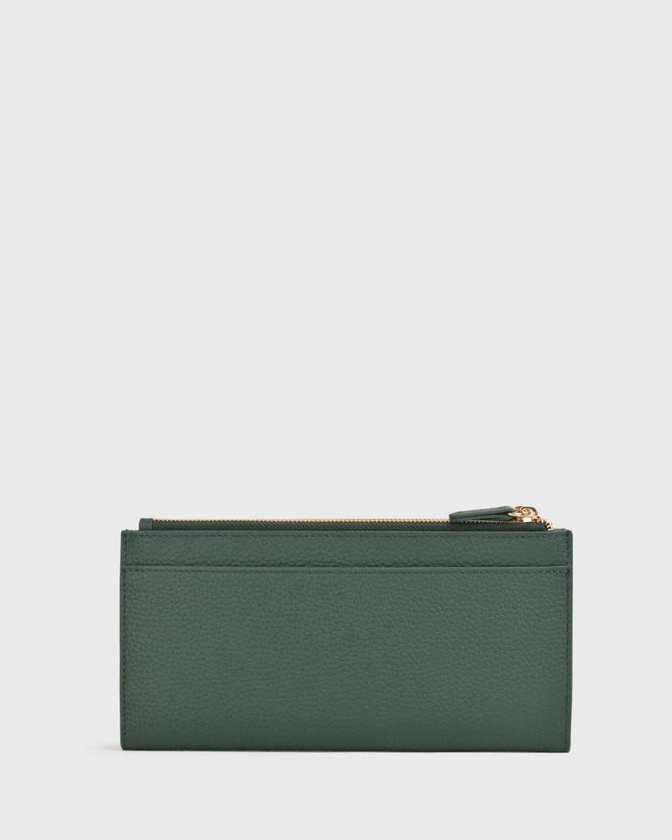 Aimee Long Wallet (Green) - Tocco Toscano