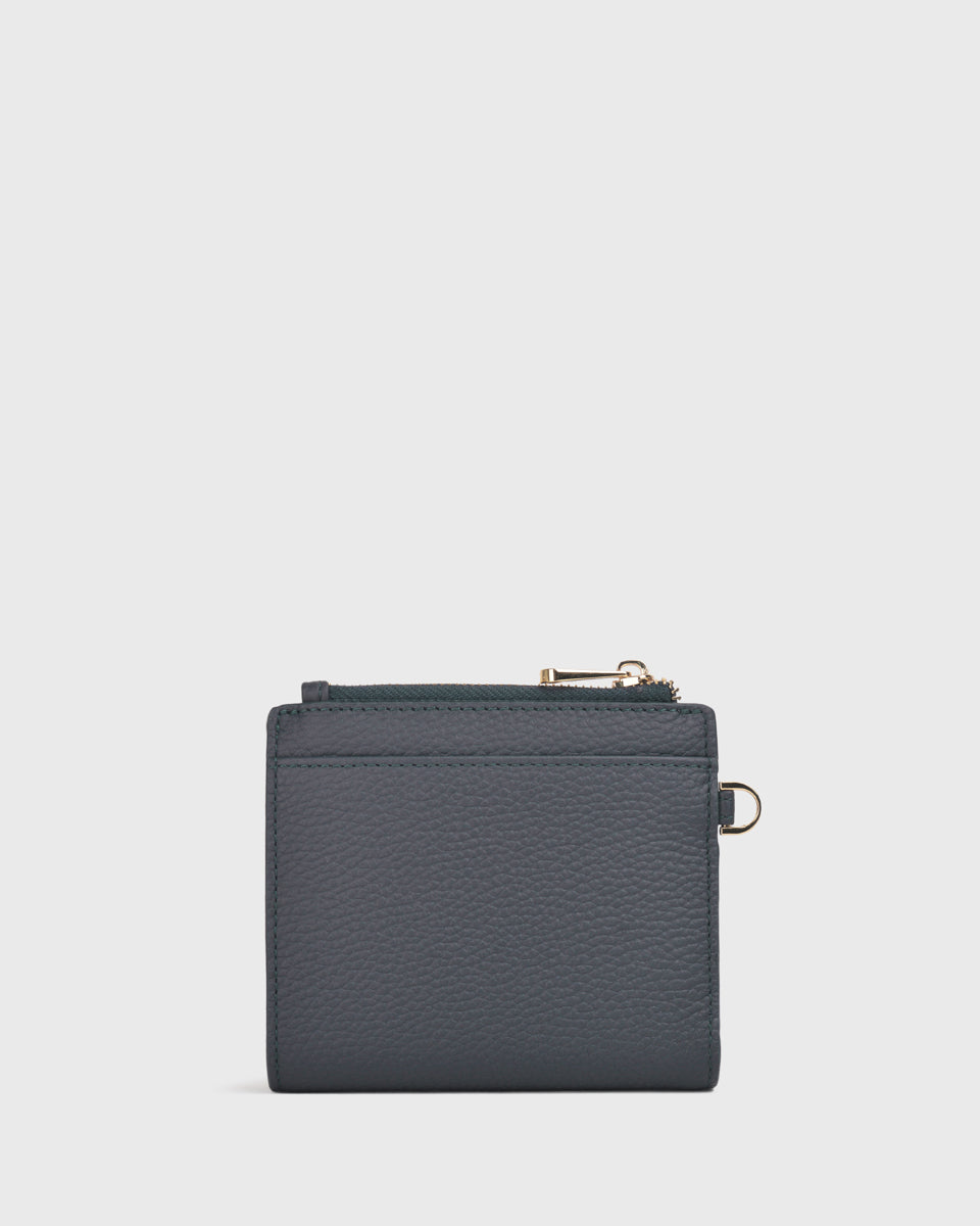 mi0ck6ey2mou0se  Aimee Front Zip Bifold Wallet (Navy) - Tocco Toscano