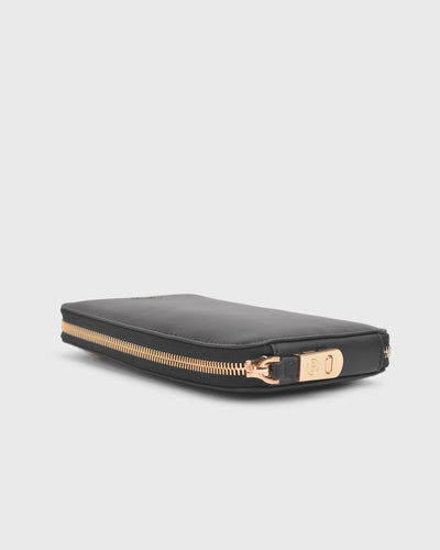 Iduna Mobile Phonebag (Black), Vegan Leather, Side View