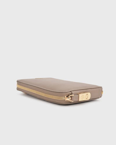 Iduna Mobile Phonebag (Taupe), Vegan Leather, Side View