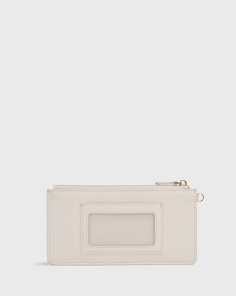 Iduna Slim Card Wallet (Cream)