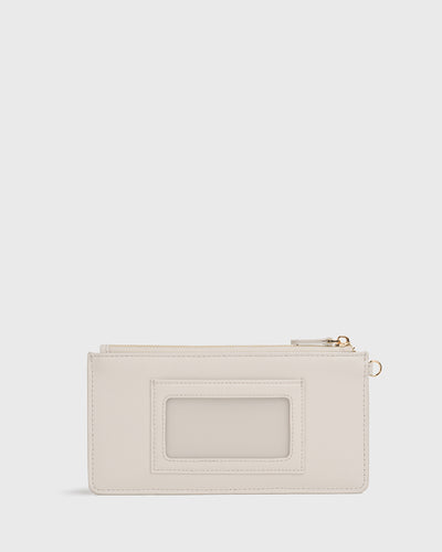 Iduna Slim Card Wallet (Cream)