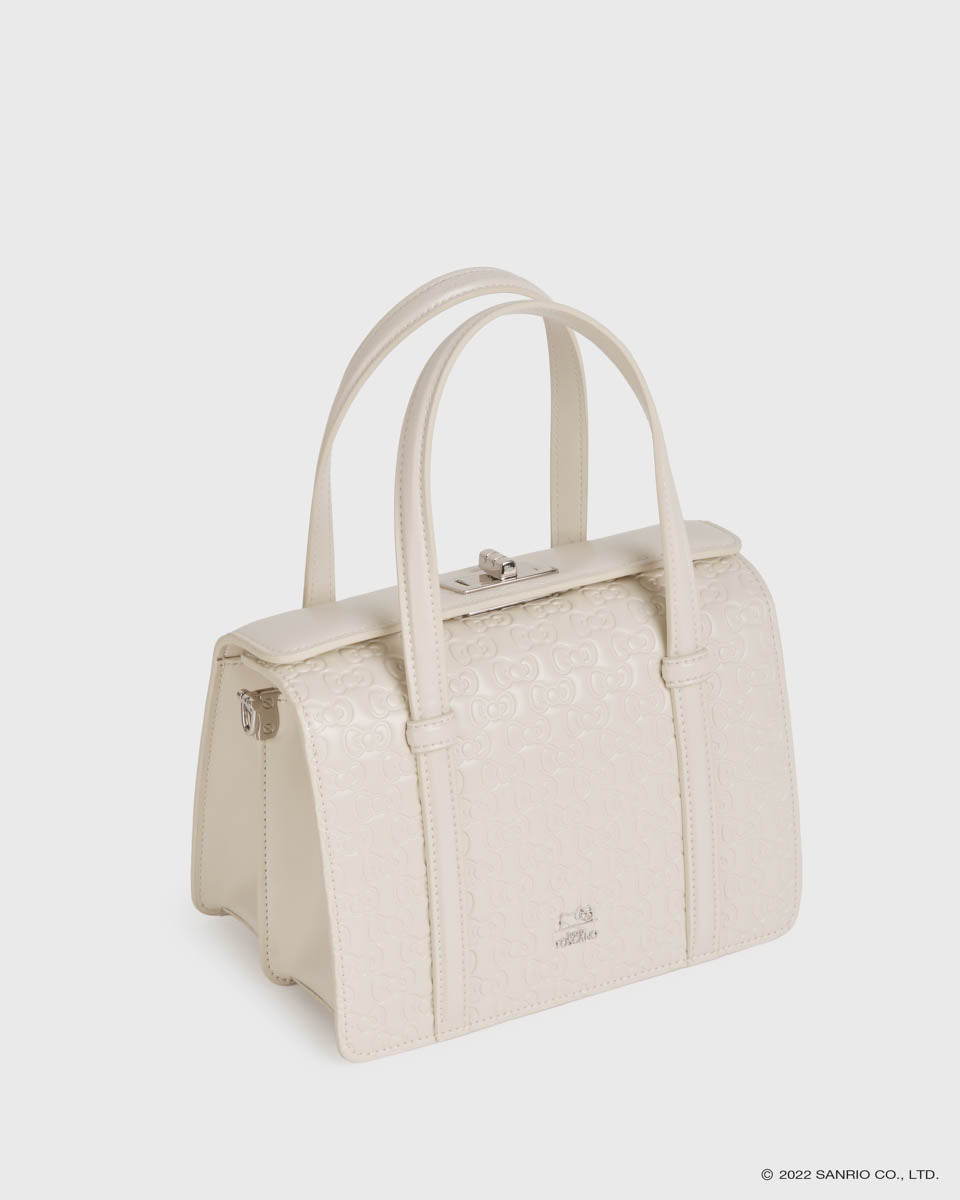 TOS x Hello Kitty Satchel (Cream) | [Sold Out]