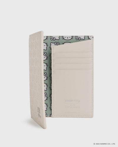 TOS x Hello Kitty Passport Wallet (Cream)