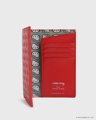 TOS x Hello Kitty Passport Wallet (Scarlet)
