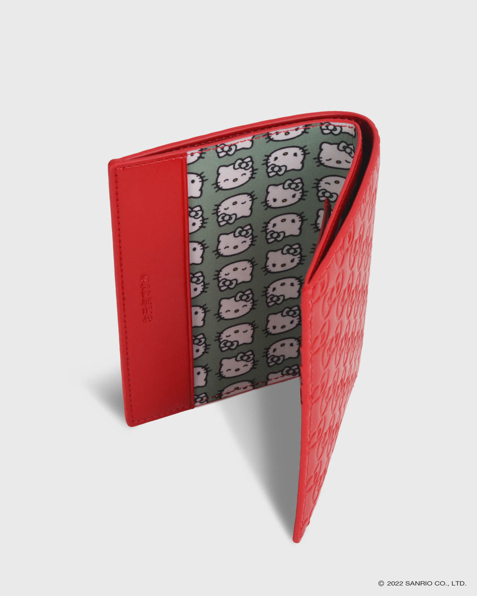 TOS x Hello Kitty Passport Wallet (Scarlet)