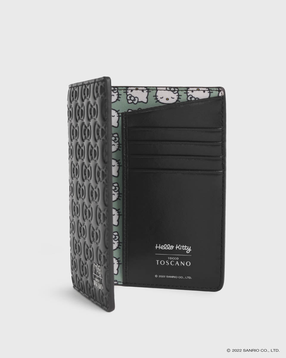 TOS x Hello Kitty Passport Wallet (Black)