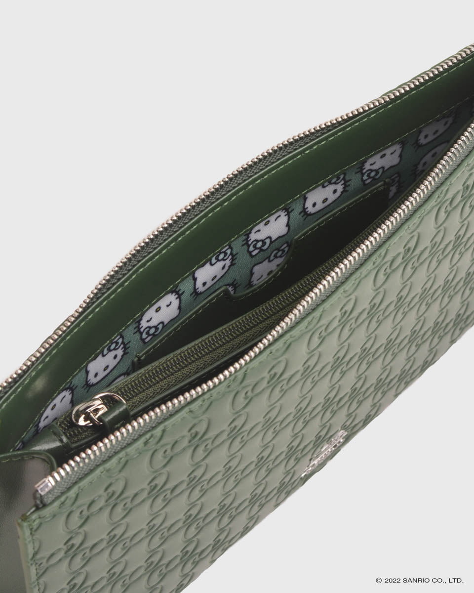 TOS x Hello Kitty Wristlet Clutch (Forest) | [Sold Out]