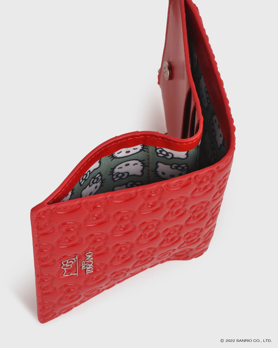 TOS x Hello Kitty Bifold Wallet (Scarlet)