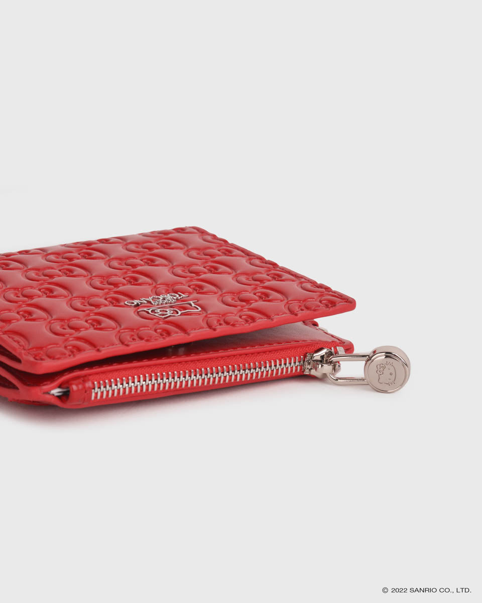 TOS x Hello Kitty Bifold Wallet (Scarlet)