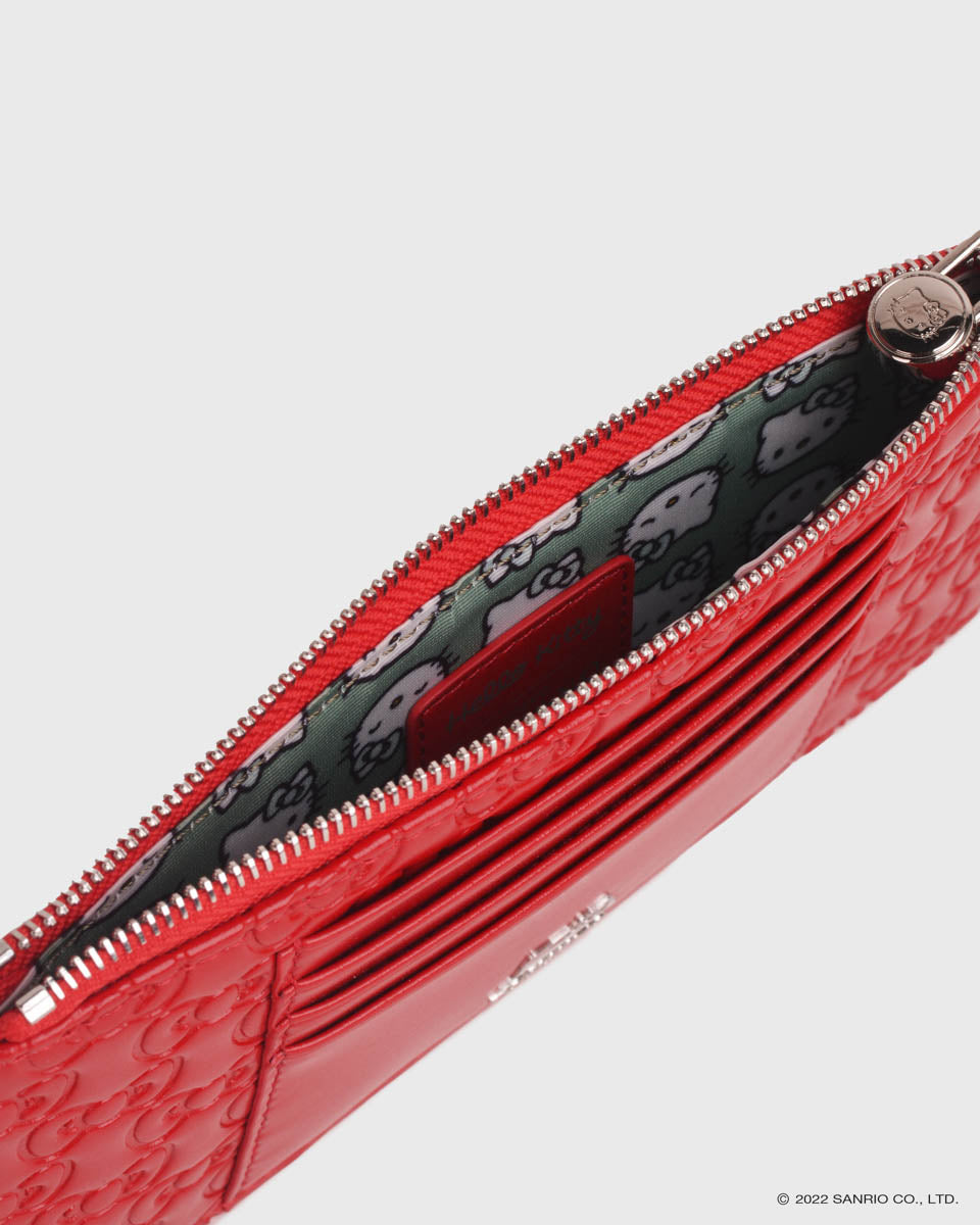 TOS x Hello Kitty Slim Card Wallet (Scarlet) | [Sold Out]